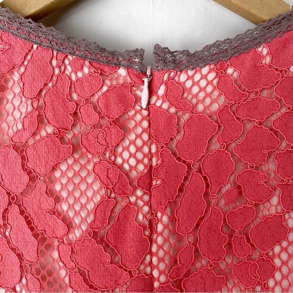 Sundance Colorful Vintage Days Lace Peplum Top Medium - Picture 9 of 11